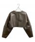 Ameri (アメリ) BOA COLLARLESS REVERSIBLE SHORT JACKET（ボアカラーレスリバーシブルショートジャケット）/ 0125206960680 ブラウン×グリーン サイズ:S：10000円