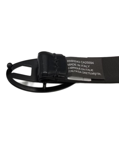 DIESEL（ディーゼル）DIESEL (ディーゼル) ラインストーン付きベルトベルト　X09972P6958 T8013 ブラック サイズ:W28の古着・服飾アイテム
