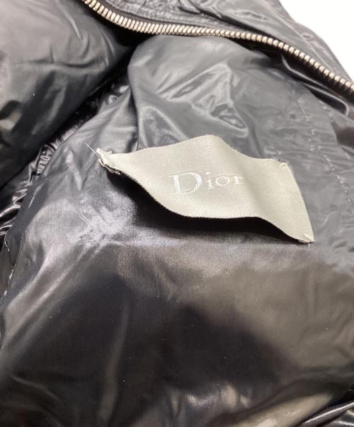 DIOR HOMME（ディオール オム）Dior Homme (ディオール オム) ビッグフードデタッチャブルダウンジャケット ブラック サイズ:44の古着・服飾アイテム