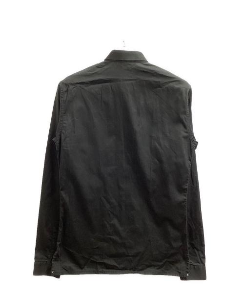 DIOR HOMME（ディオール オム）Dior Homme (ディオール オム) Bee embroidered dress shirt / BEE刺繍 ドレスシャツ ブラック サイズ:37の古着・服飾アイテム