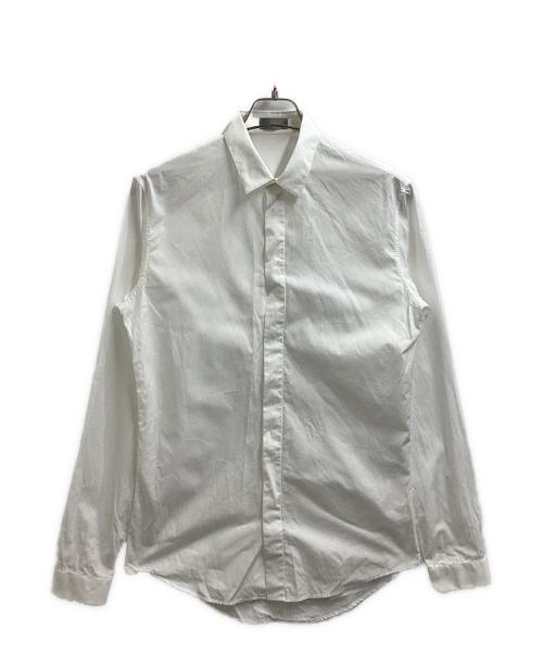 Dior Uniforme（ディオール オム ユニフォーム）Dior Uniforme (ディオール オム ユニフォーム) 比翼ドレスシャツ / dress shirt / 003U501A1581 ホワイト サイズ:37の古着・服飾アイテム
