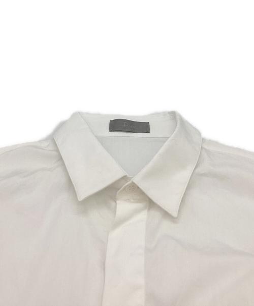 Dior Uniforme（ディオール オム ユニフォーム）Dior Uniforme (ディオール オム ユニフォーム) 比翼ドレスシャツ / dress shirt / 003U501A1581 ホワイト サイズ:37の古着・服飾アイテム