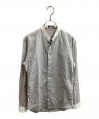 DIOR HOMMEディオール オム）の古着「stand collar dress shirt / スタンドカラードレスシャツ / 163C53Z2030」｜ホワイト