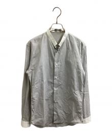 DIOR HOMME（ディオール オム）の古着「stand collar dress shirt / スタンドカラードレスシャツ / 163C53Z2030」｜ホワイト