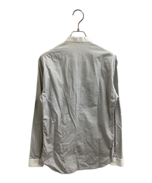 DIOR HOMME（ディオール オム）Dior Homme (ディオール オム) stand collar dress shirt / スタンドカラードレスシャツ / 163C53Z2030 ホワイト サイズ:37の古着・服飾アイテム