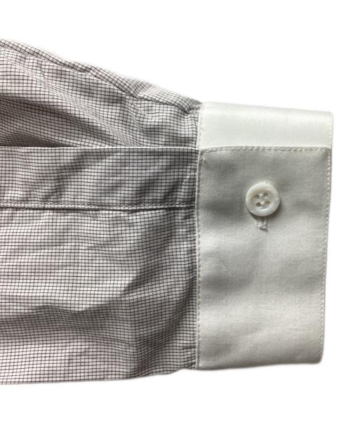 DIOR HOMME（ディオール オム）Dior Homme (ディオール オム) stand collar dress shirt / スタンドカラードレスシャツ / 163C53Z2030 ホワイト サイズ:37の古着・服飾アイテム
