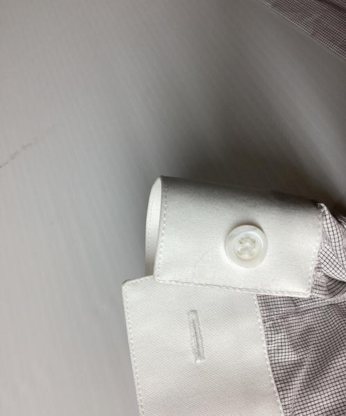 DIOR HOMME（ディオール オム）Dior Homme (ディオール オム) stand collar dress shirt / スタンドカラードレスシャツ / 163C53Z2030 ホワイト サイズ:37の古着・服飾アイテム