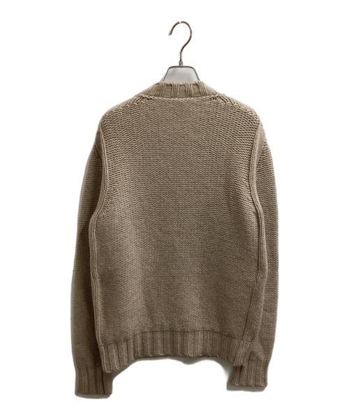 GUCCI（グッチ）GUCCI (グッチ) カシミヤブレンドローゲージニット ベージュ サイズ:Mの古着・服飾アイテム