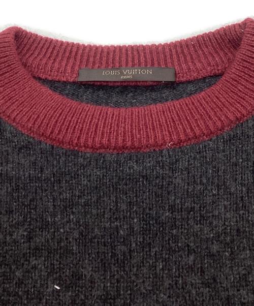 LOUIS VUITTON（ルイ ヴィトン）LOUIS VUITTON (ルイ ヴィトン) カシミヤニット グレー サイズ:ＸＳの古着・服飾アイテム
