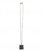 GUCCIグッチ）の古着「スクエアプレートネックレス / square plate necklace / SILVER925」