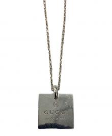 GUCCI（グッチ）の古着「スクエアプレートネックレス / square plate necklace / SILVER925」