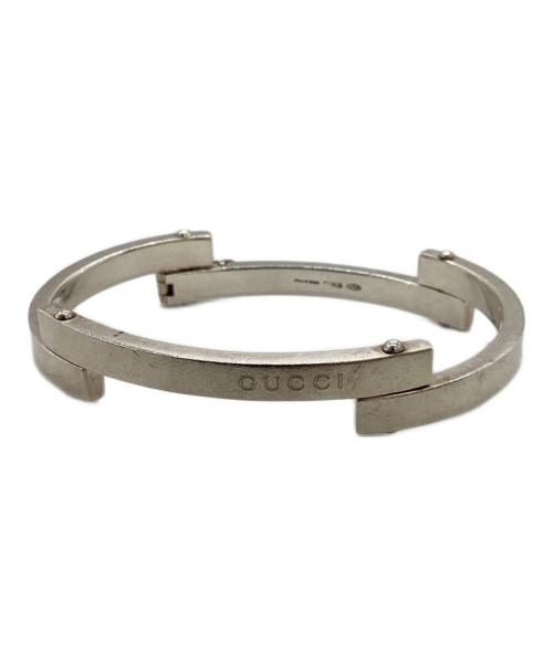 GUCCI（グッチ）GUCCI　 (グッチ) カーブプレートリンクブレスレット / Curved Plate Link Bracelet / SILVER925の古着・服飾アイテム
