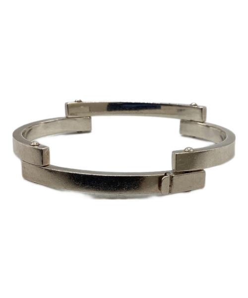 GUCCI（グッチ）GUCCI　 (グッチ) カーブプレートリンクブレスレット / Curved Plate Link Bracelet / SILVER925の古着・服飾アイテム