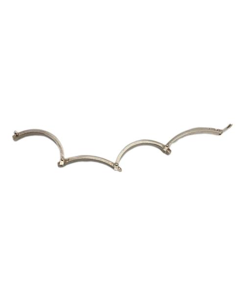 GUCCI（グッチ）GUCCI　 (グッチ) カーブプレートリンクブレスレット / Curved Plate Link Bracelet / SILVER925の古着・服飾アイテム