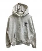 stussyステューシー）の古着「Classic Gear Hood / 1925084」｜グレー