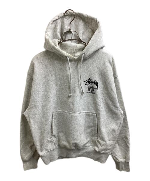 stussy（ステューシー）stussy (ステューシー) Classic Gear Hood / 1925084 グレー サイズ:Mの古着・服飾アイテム