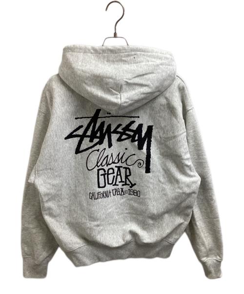 stussy（ステューシー）stussy (ステューシー) Classic Gear Hood / 1925084 グレー サイズ:Mの古着・服飾アイテム