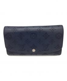 LOUIS VUITTON（ルイ ヴィトン）の古着「ポルトフォイユ・イリス マヒナ M62071」｜ネイビー
