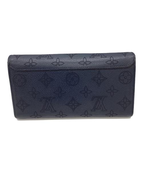 LOUIS VUITTON（ルイ ヴィトン）LOUIS VUITTON (ルイ ヴィトン) ポルトフォイユ・イリス マヒナ M62071 ネイビーの古着・服飾アイテム