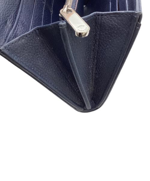 LOUIS VUITTON（ルイ ヴィトン）LOUIS VUITTON (ルイ ヴィトン) ポルトフォイユ・イリス マヒナ M62071 ネイビーの古着・服飾アイテム