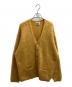 STEP AHEAD（ステップアヘッド）の古着「Mohair Cardigan W/Pocket」｜マスタードイエロー