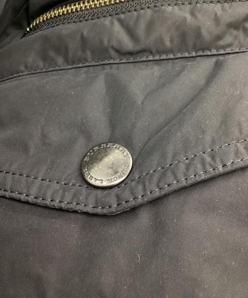 BURBERRY BLACK LABEL（バーバリーブラックレーベル）BURBERRY BLACK LABEL (バーバリーブラックレーベル) BURBERRY BLACK LABEL ファー付きダウンジャケット / D1F22-221-09 ブラック サイズ:LLの古着・服飾アイテム
