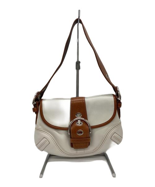 COACH（コーチ）COACH (コーチ) ソーホースモールフラップショルダーバッグ / F10188 ホワイト サイズ:-の古着・服飾アイテム