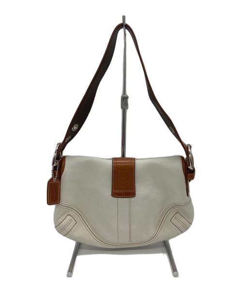 COACH（コーチ）COACH (コーチ) ソーホースモールフラップショルダーバッグ / F10188 ホワイト サイズ:-の古着・服飾アイテム