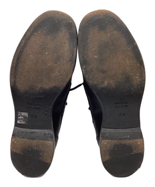 GUCCI（グッチ）GUCCI (グッチ) フリンジタッセルシューズ　358271 ブラック サイズ:10 1/2の古着・服飾アイテム