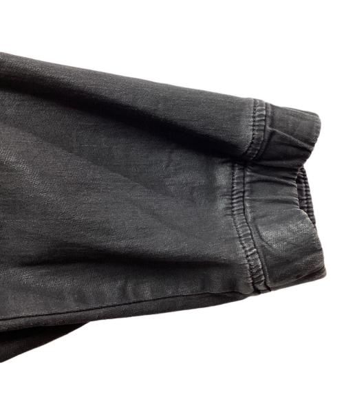 DIESEL（ディーゼル）DIESEL (ディーゼル) J-DAN-NE / コーティングパーカー  / ジップアップパーカー ブラック サイズ:XXLの古着・服飾アイテム