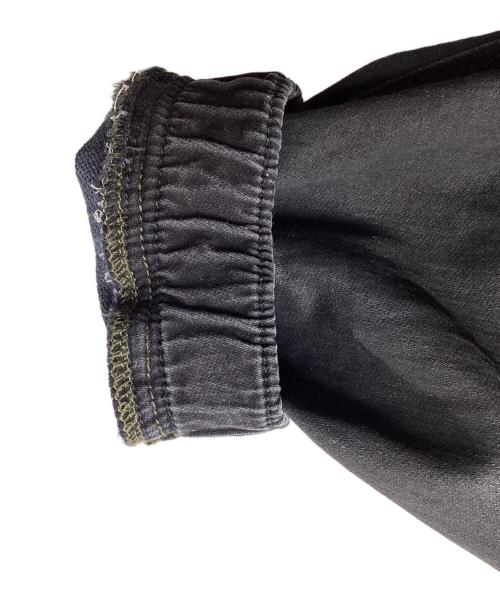 DIESEL（ディーゼル）DIESEL (ディーゼル) J-DAN-NE / コーティングパーカー  / ジップアップパーカー ブラック サイズ:XXLの古着・服飾アイテム