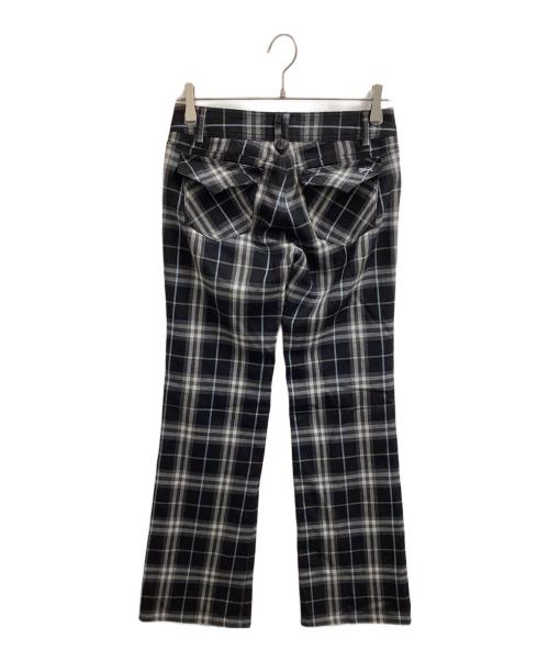 BURBERRY LONDON（バーバリーロンドン）BURBERRY LONDON (バーバリーロンドン) チェックパンツ / FQ577-628-09 ブラック サイズ:34の古着・服飾アイテム