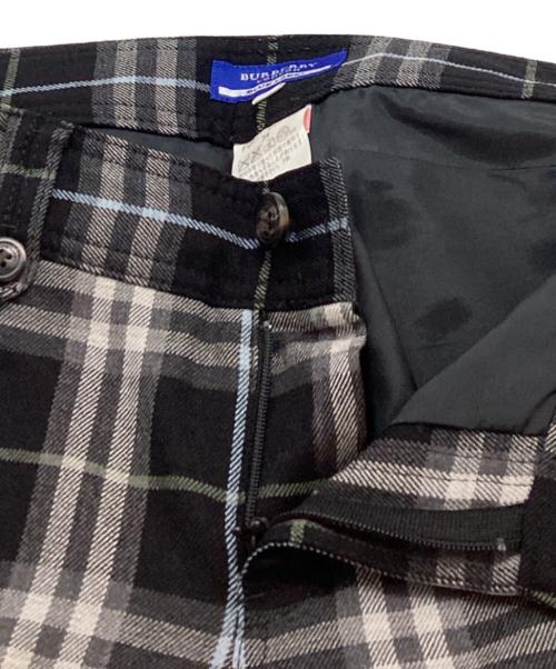 BURBERRY LONDON（バーバリーロンドン）BURBERRY LONDON (バーバリーロンドン) チェックパンツ / FQ577-628-09 ブラック サイズ:34の古着・服飾アイテム
