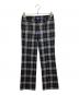 BURBERRY LONDON（バーバリーロンドン）の古着「チェックパンツ / FQ577-628-09」｜ブラック