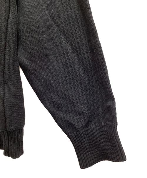 FTC（エフティーシー）FTC (エフティーシー) STRIPE ZIP UP KNIT CARDIGAN ブラック サイズ:XLの古着・服飾アイテム