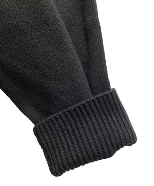 FTC（エフティーシー）FTC (エフティーシー) STRIPE ZIP UP KNIT CARDIGAN ブラック サイズ:XLの古着・服飾アイテム