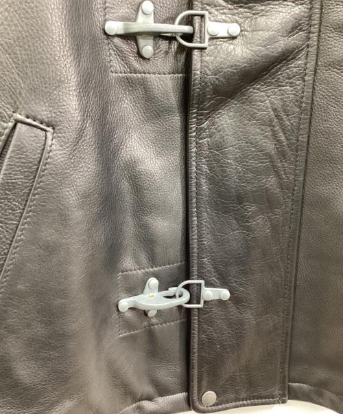 SUPREME（シュプリーム）SUPREME (シュプリーム) Schott (ショット) Leather Clip Jacket / レザー クリップ ジャケット / ファイヤーマン / 149S25 ブラック サイズ:XLの古着・服飾アイテム