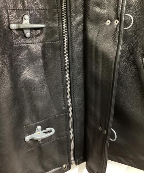 SUPREME（シュプリーム）SUPREME (シュプリーム) Schott (ショット) Leather Clip Jacket / レザー クリップ ジャケット / ファイヤーマン / 149S25 ブラック サイズ:XLの古着・服飾アイテム