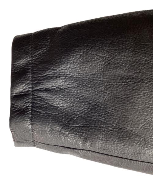 SUPREME（シュプリーム）SUPREME (シュプリーム) Schott (ショット) Leather Clip Jacket / レザー クリップ ジャケット / ファイヤーマン / 149S25 ブラック サイズ:XLの古着・服飾アイテム