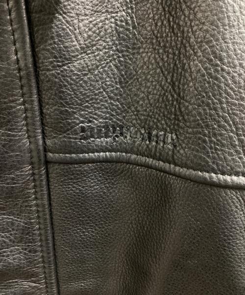 SUPREME（シュプリーム）SUPREME (シュプリーム) Schott (ショット) Leather Clip Jacket / レザー クリップ ジャケット / ファイヤーマン / 149S25 ブラック サイズ:XLの古着・服飾アイテム