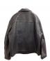 SUPREME (シュプリーム) Schott (ショット) Leather Clip Jacket / レザー クリップ ジャケット / ファイヤーマン / 149S25 ブラック サイズ:XL：140000円