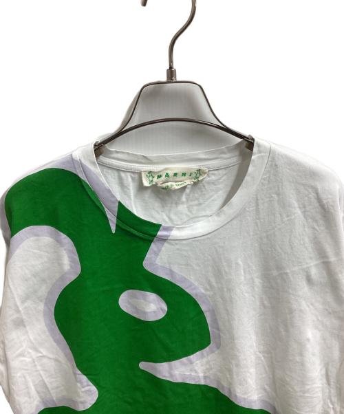 MARNI（マルニ）MARNI (マルニ) プリントTシャツ　THJEL32EXPX S22763 ホワイト サイズ:38の古着・服飾アイテム
