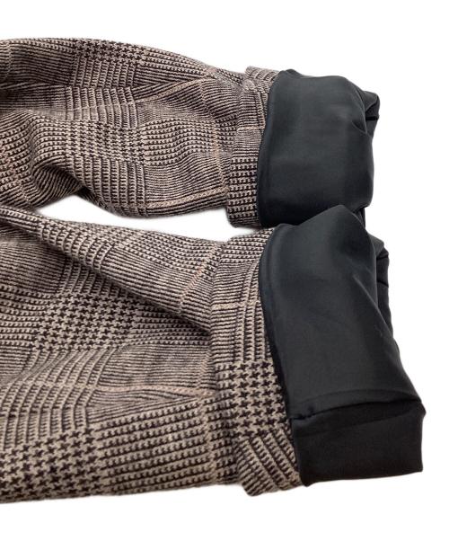 BLACK LABEL CRESTBRIDGE（ブラックレーベル クレストブリッジ）BLACK LABEL CRESTBRIDGE (ブラックレーベル クレストブリッジ) グレンチェックウールジャージージャケット グレー サイズ:Lの古着・服飾アイテム