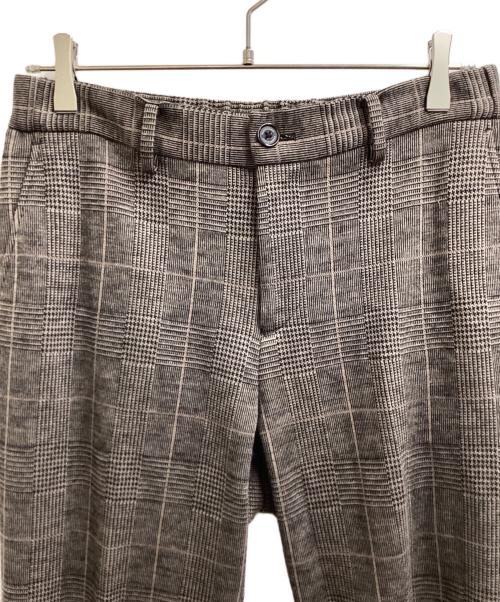 BLACK LABEL CRESTBRIDGE（ブラックレーベル クレストブリッジ）BLACK LABEL CRESTBRIDGE (ブラックレーベル クレストブリッジ) グレンチェックウールジャージートラウザーズ　/　51R12-222-58 グレー サイズ:Lの古着・服飾アイテム