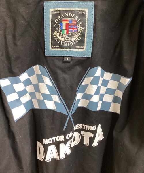 GRANDPRIX（グランドプリックス）GRANDPRIX (グランドプリックス) レーシングレザージャケット ブルー サイズ:Sの古着・服飾アイテム