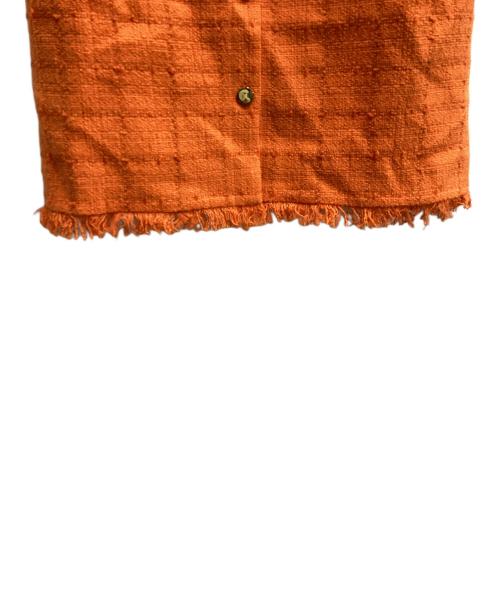 GRACE CLASS（グレースクラス）GRACE CLASS (グレースクラス) ツイードミニワンピース / 0223231109 オレンジ サイズ:36の古着・服飾アイテム