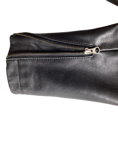 Wind Armor（ウィンドアーマー）Wind Armor (ウィンドアーマー) レザーライダースジャケット ブラック サイズ:Mの古着・服飾アイテム