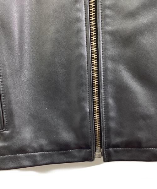 Wind Armor（ウィンドアーマー）Wind Armor (ウィンドアーマー) レザーライダースジャケット ブラック サイズ:Mの古着・服飾アイテム