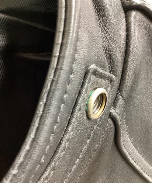 Wind Armor（ウィンドアーマー）Wind Armor (ウィンドアーマー) レザーライダースジャケット ブラック サイズ:Mの古着・服飾アイテム