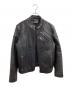 Wind Armor (ウィンドアーマー) レザーライダースジャケット ブラック サイズ:M：8000円